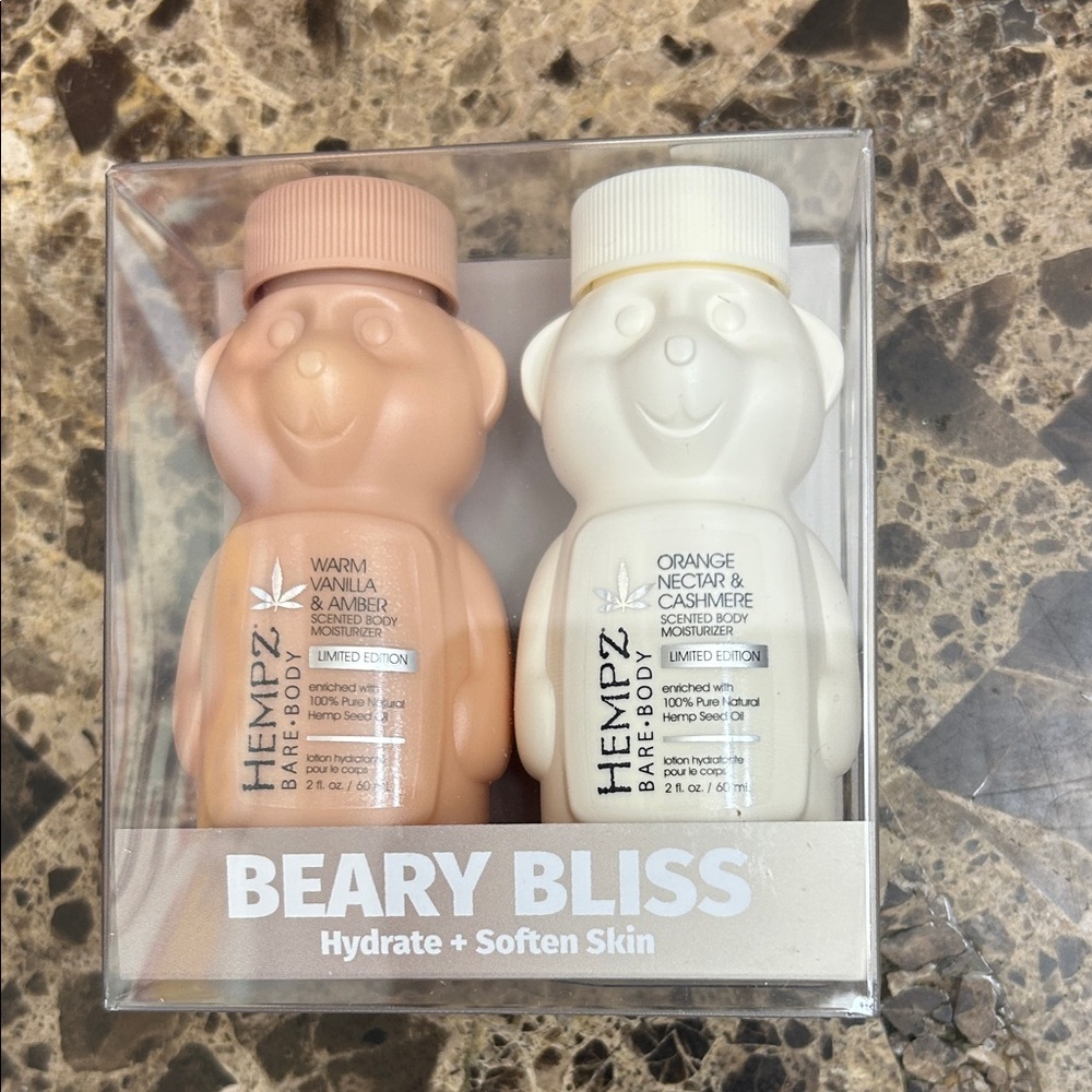 Hempz Beary Bliss Vanilla Amber and Orange Nectar Set